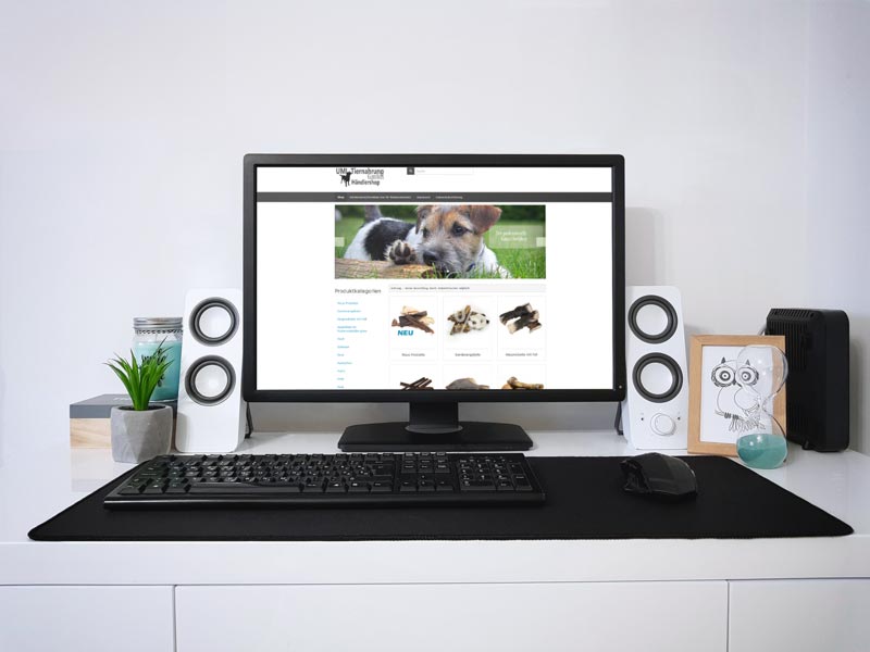 Online-Shop für Hundekauartikel